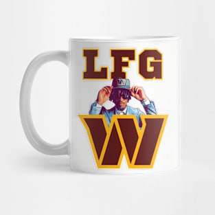 Washington Commanders Jayden Daniels LFG Mug